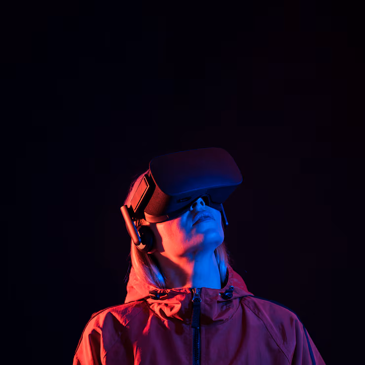 Players immersed in VR adventure